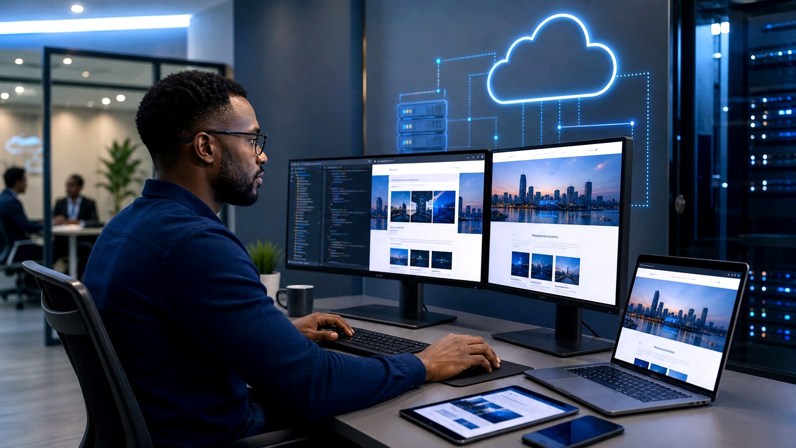 Digital systems and website hosting support